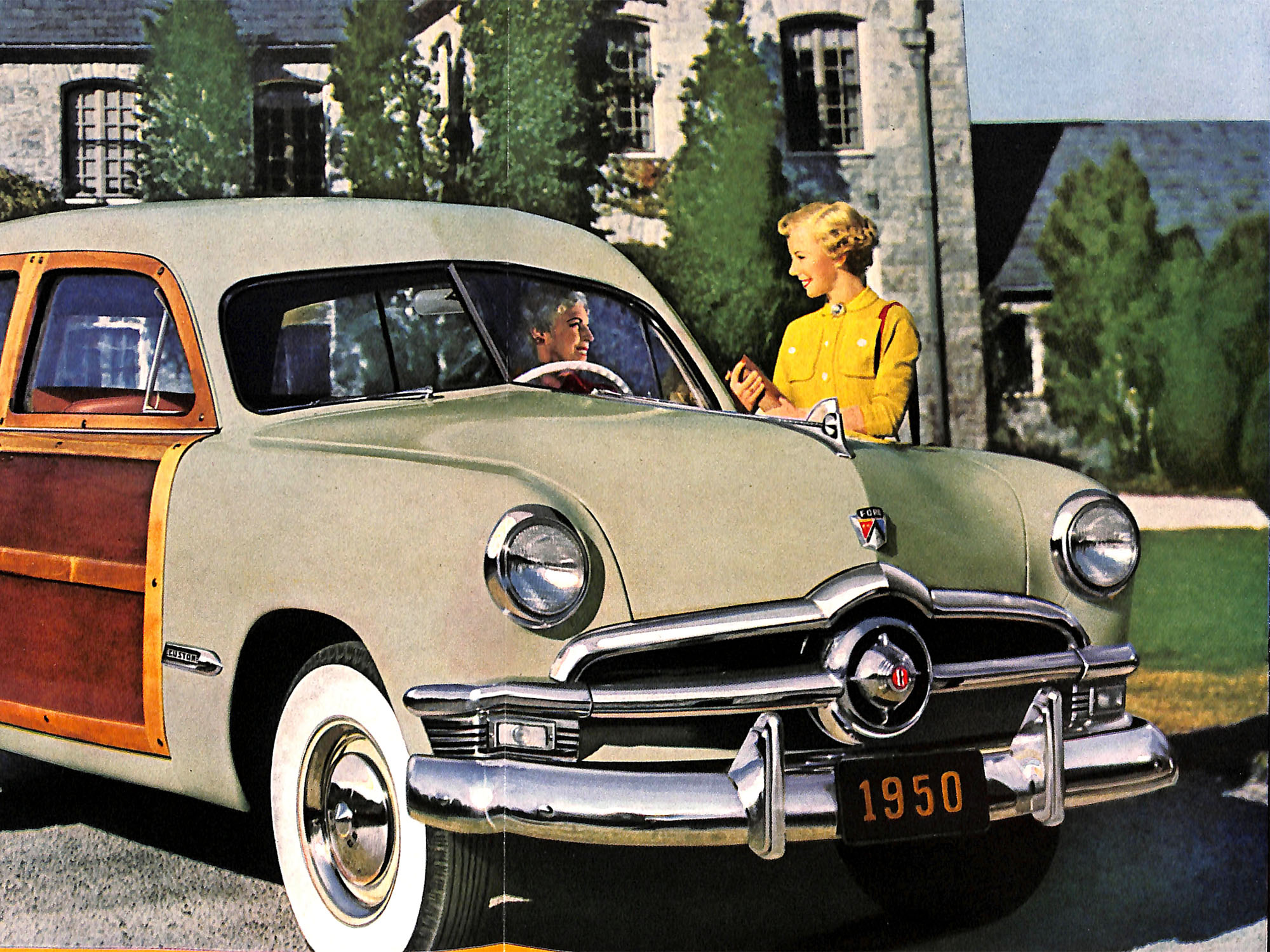1950 Ford Crestliner ad
