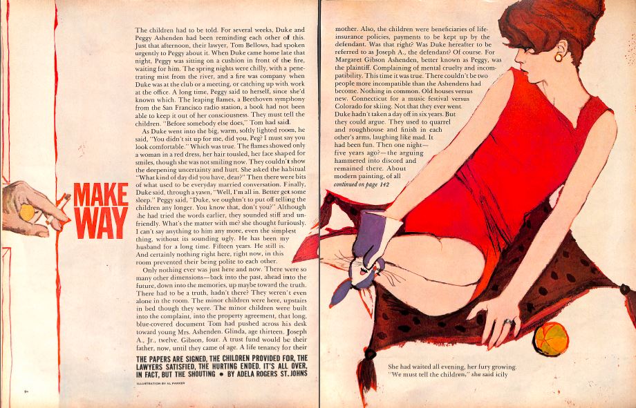 Al Parker McCalls magazine illustration