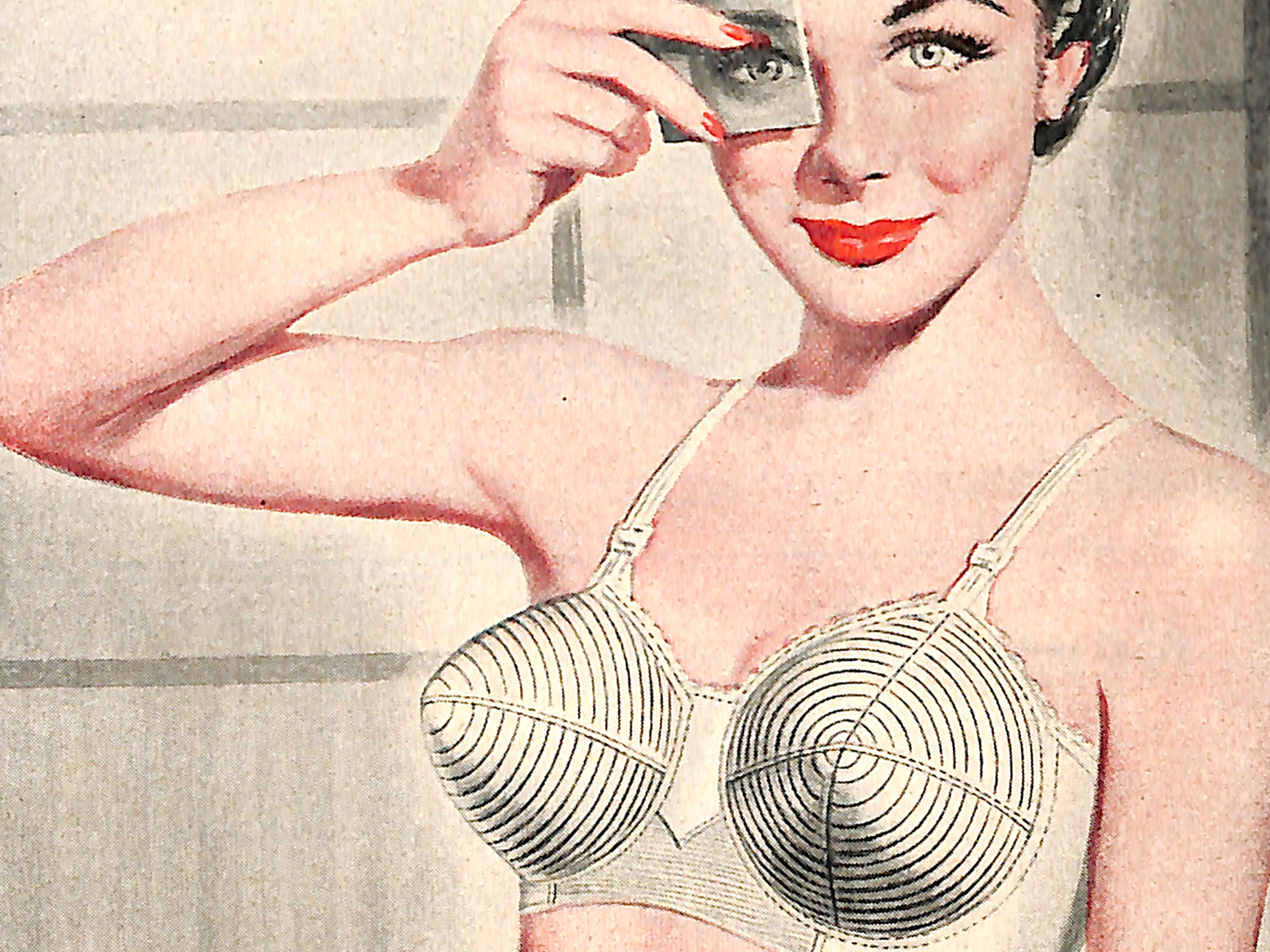 Vintage Bra Ad