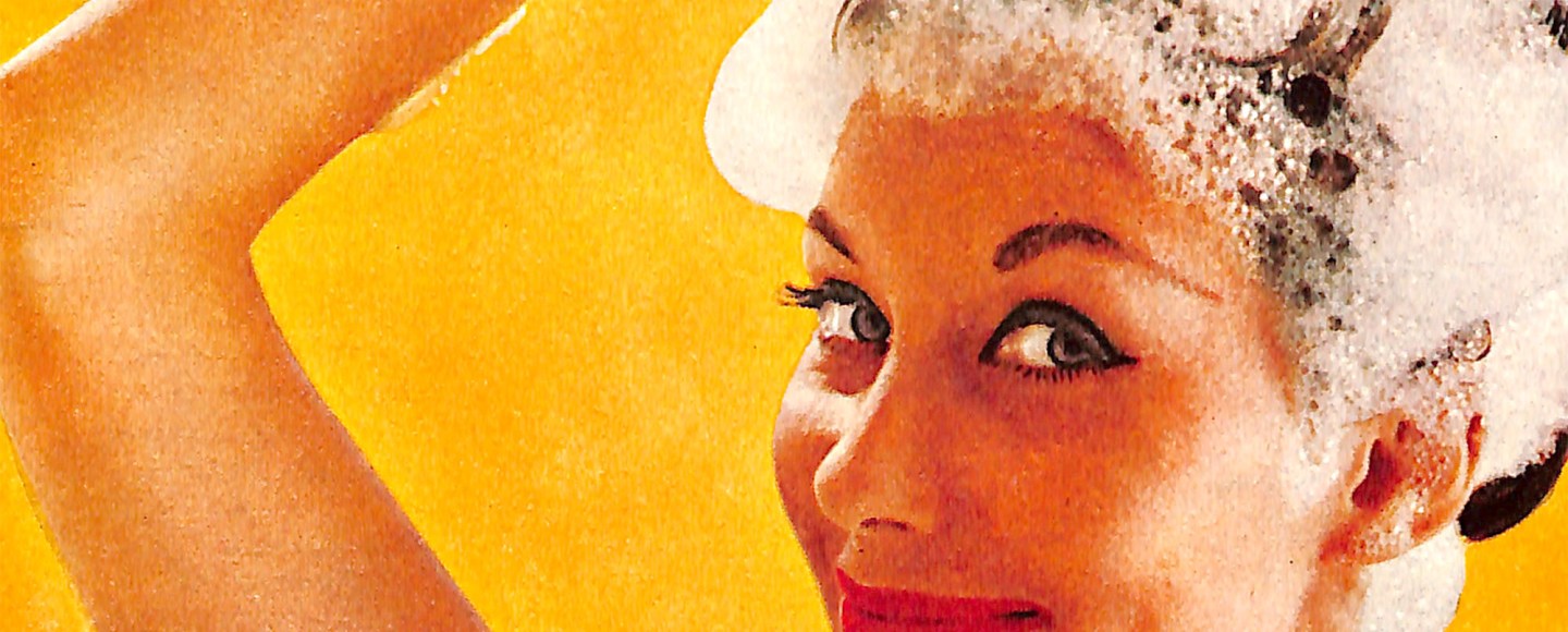 Helene Curtis Dandruff Shampoo Ad