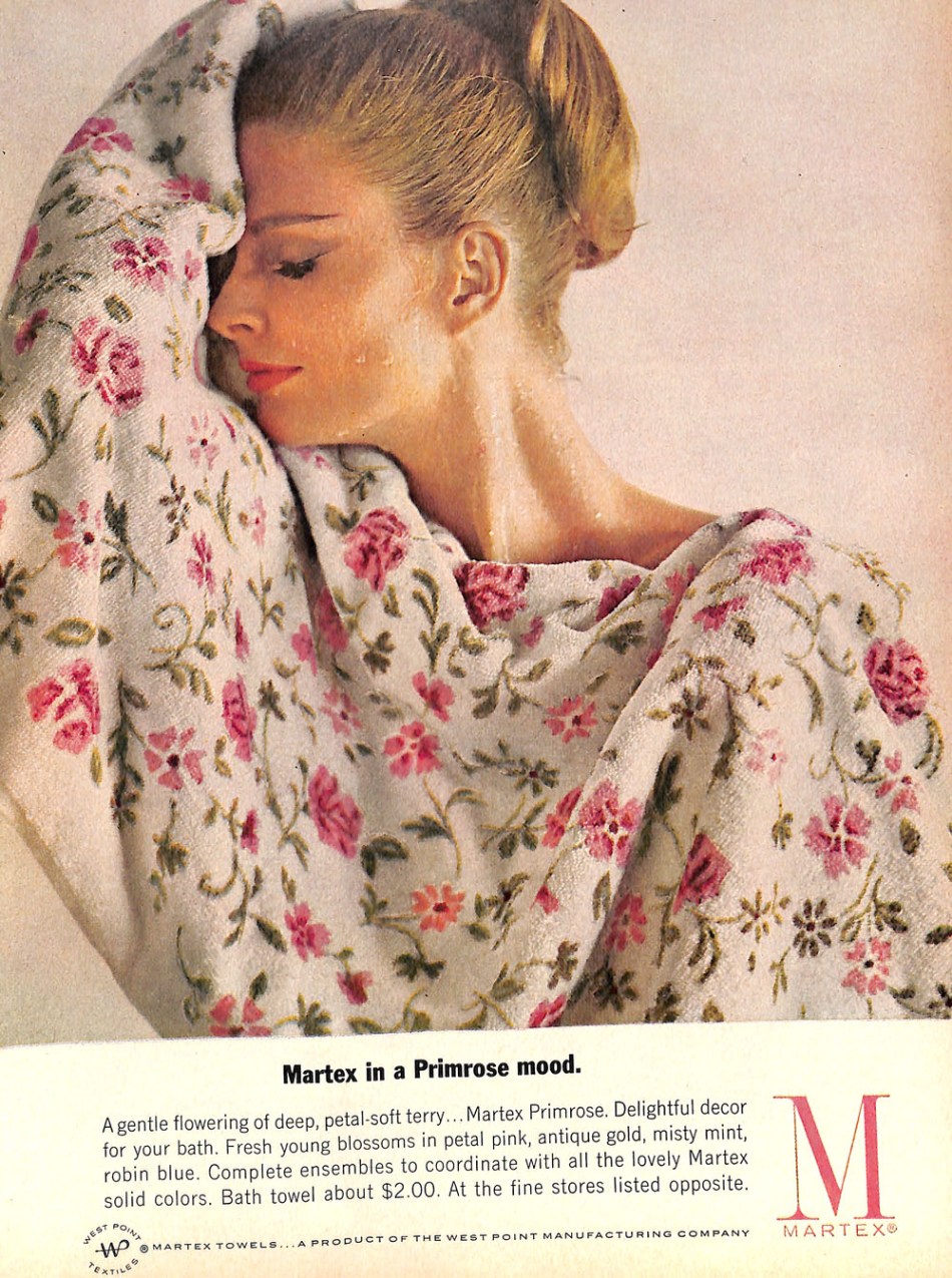 1963 Martex Towel Ad