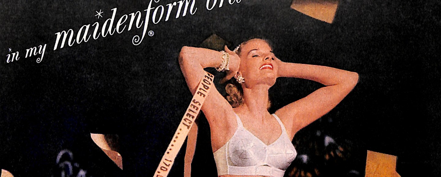 Bra Ad with the caption - I dreamed I won the election.