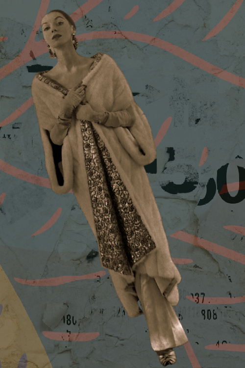 Midcenturypage.com - Reimagined version of fur ad from 1950
