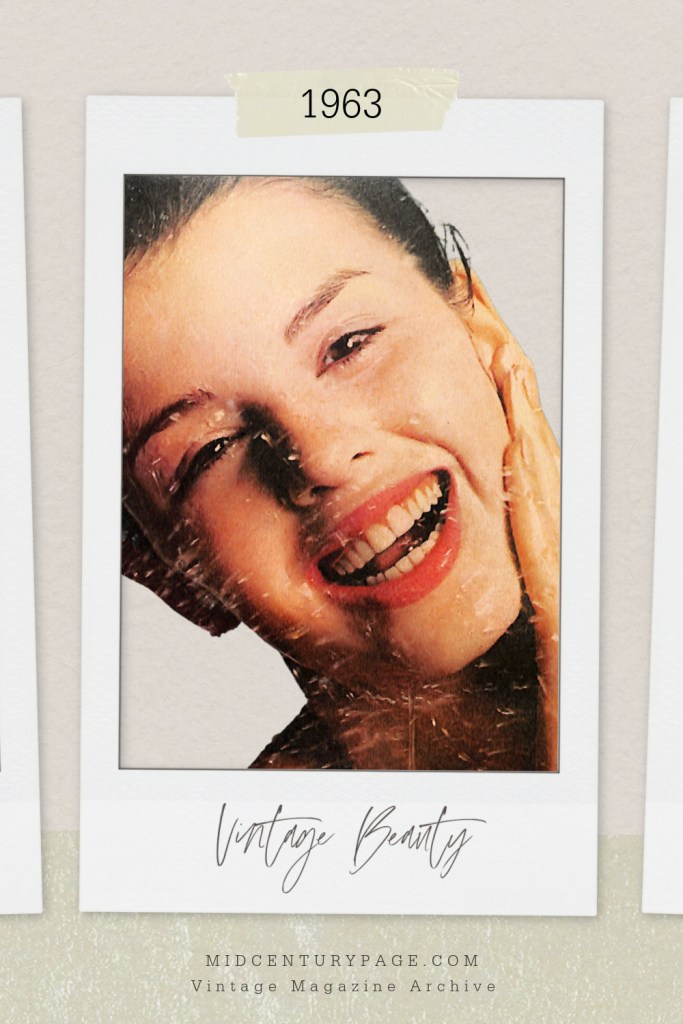 Smiling fresh face from 1963 for Noxema ad