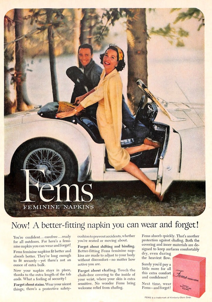 Fems Feminine Napkins Ad - Good Housekeeping September 1959