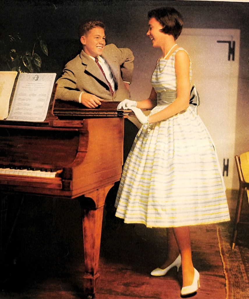 Flirting 1950's Teenagers at a Party