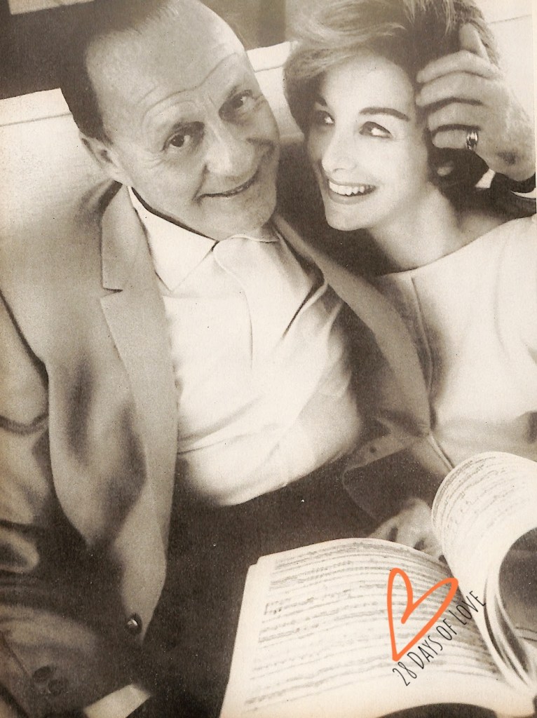 Jack Benny and Daughter Joan Benny - November 1963 Good Housekeeping Magazine