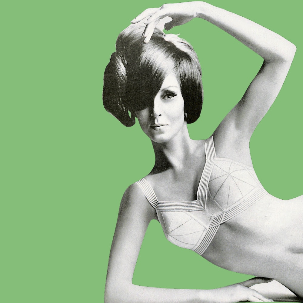 Maidenform's Sweet Music cotton bra from  the October 1964 edition of Ladies Home Journal